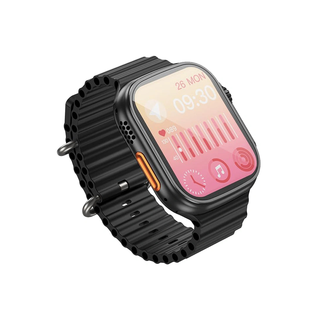 Hoco Y12 Ultra Smart Watch - Black in Qatar Hoco Y12 Ultra Smart Watch - Black in Qatar